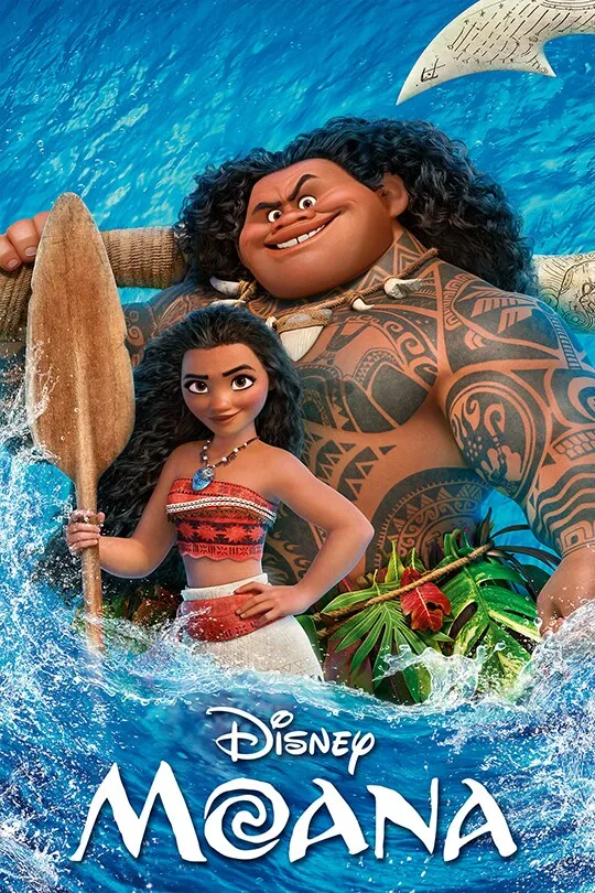 Moana animated movie poster